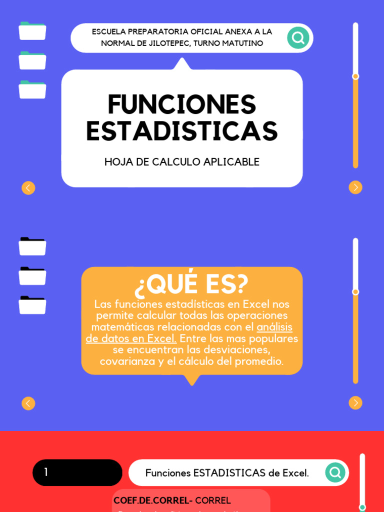 Funciones Estadisticas | PDF | Desviación Estándar | Oblicuidad
