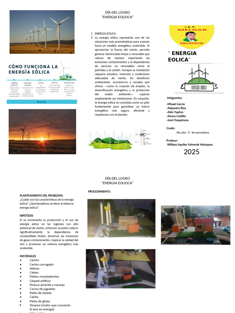 Energia Eolica | PDF | Energía renovable | Energía eólica