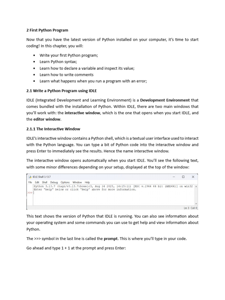 Course 2 | PDF | Parameter (Computer Programming) | Python (Programming ...