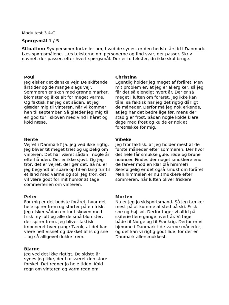 Modultest 3.4-C | PDF