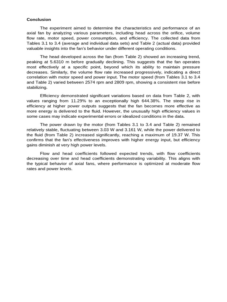 Conclusion Exp1 | PDF