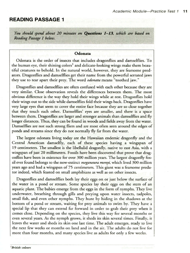Reading Test 1 | PDF