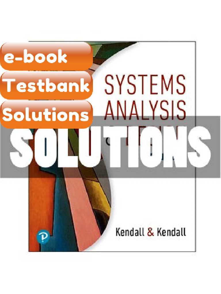 Systems Analysis and Design 10 Ed Kendall Ebook & Testbank | PDF ...