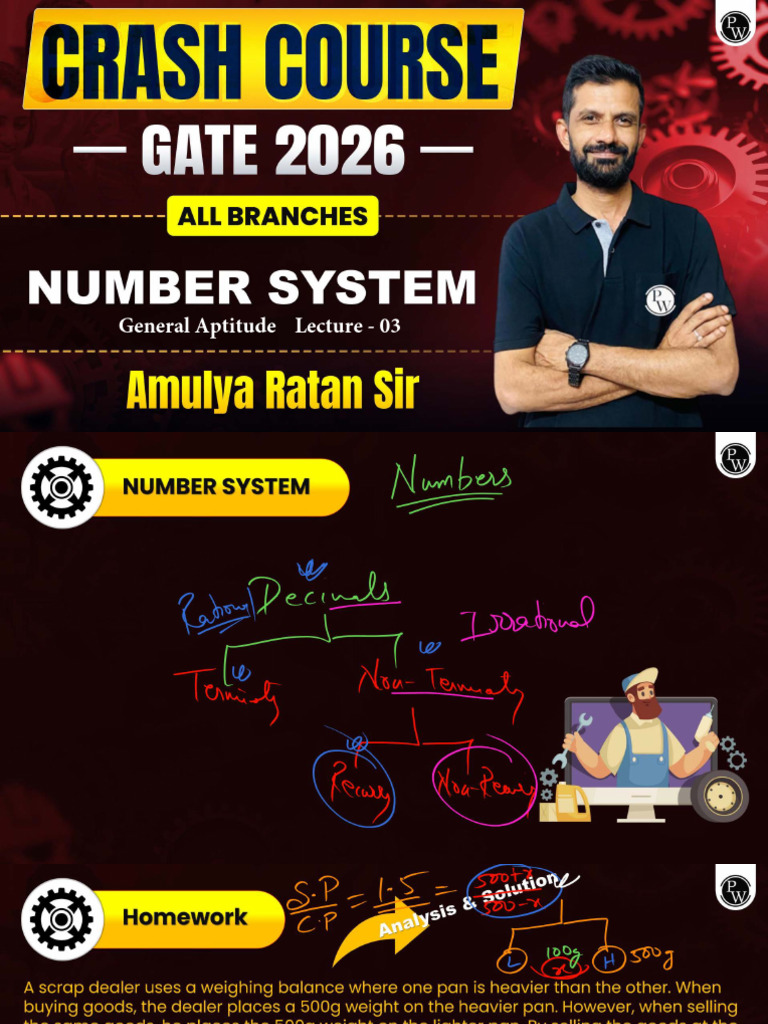 General Aptitude 03 Class Notes | PDF