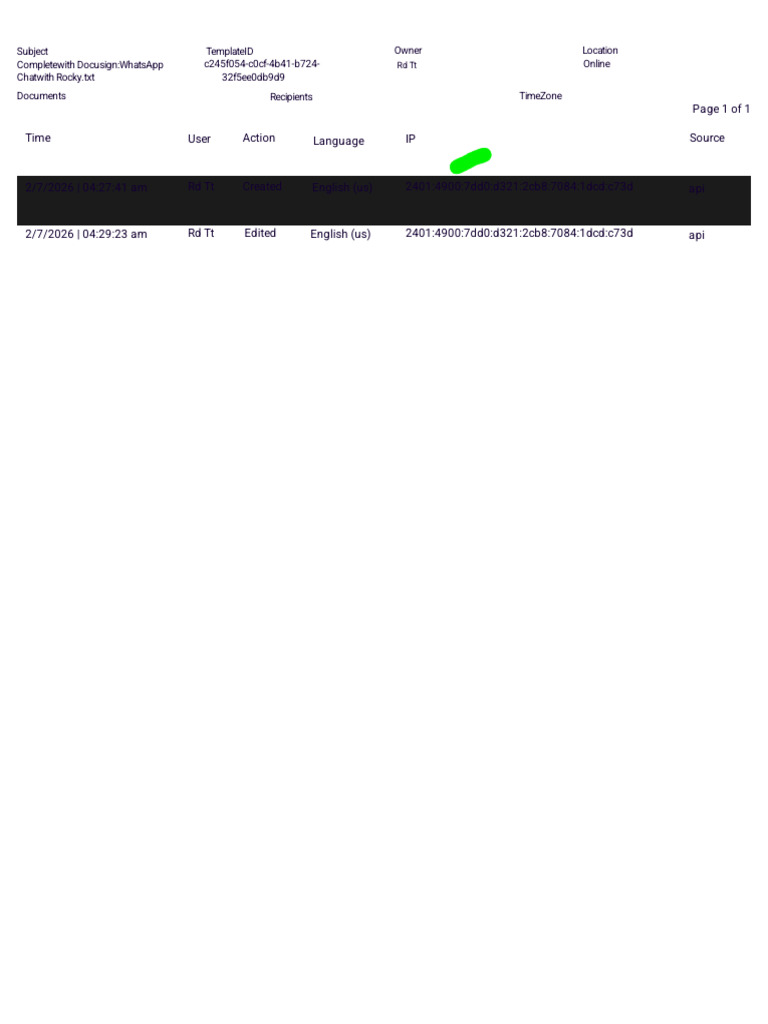 Templates - Docusign | PDF