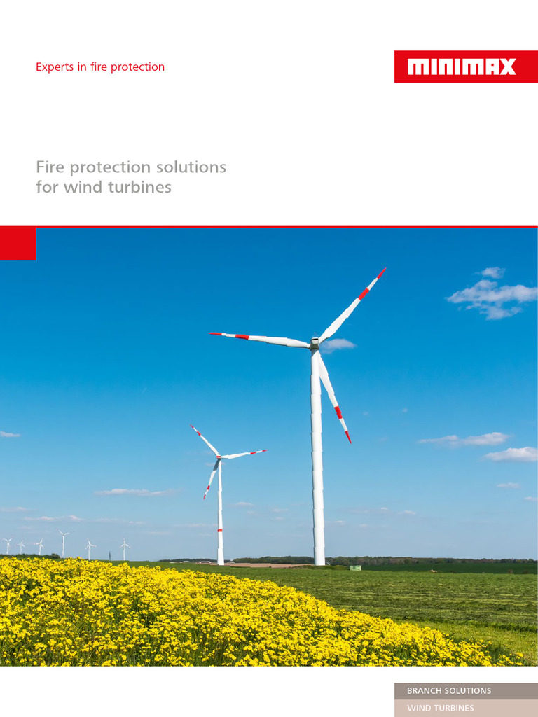 Bfire Protection Solutions For Wind Turbines | PDF | Fires | Wind Turbine