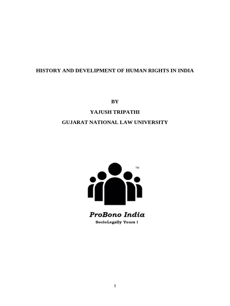 628 - History and Development of Human Rights in India - Yajush ...
