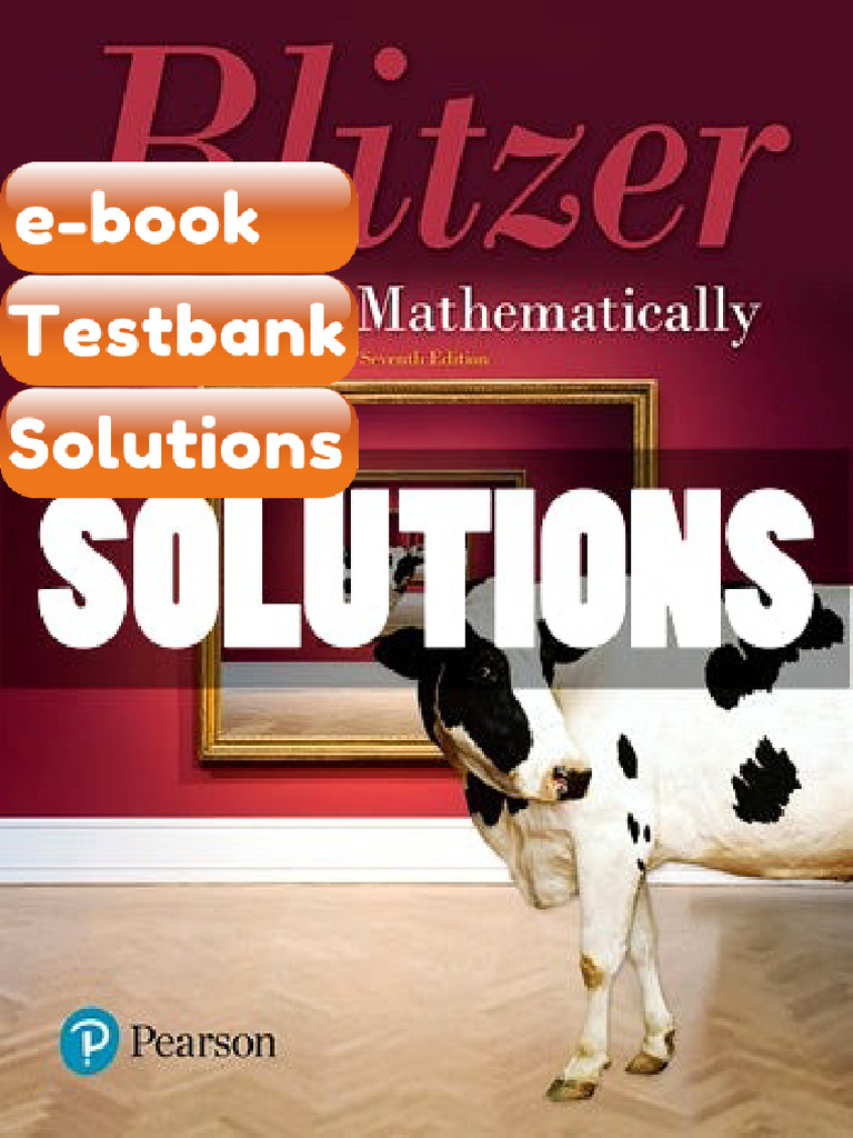 Thinking Mathematically 7 Ed Blitzer eBook & Testbank | PDF ...