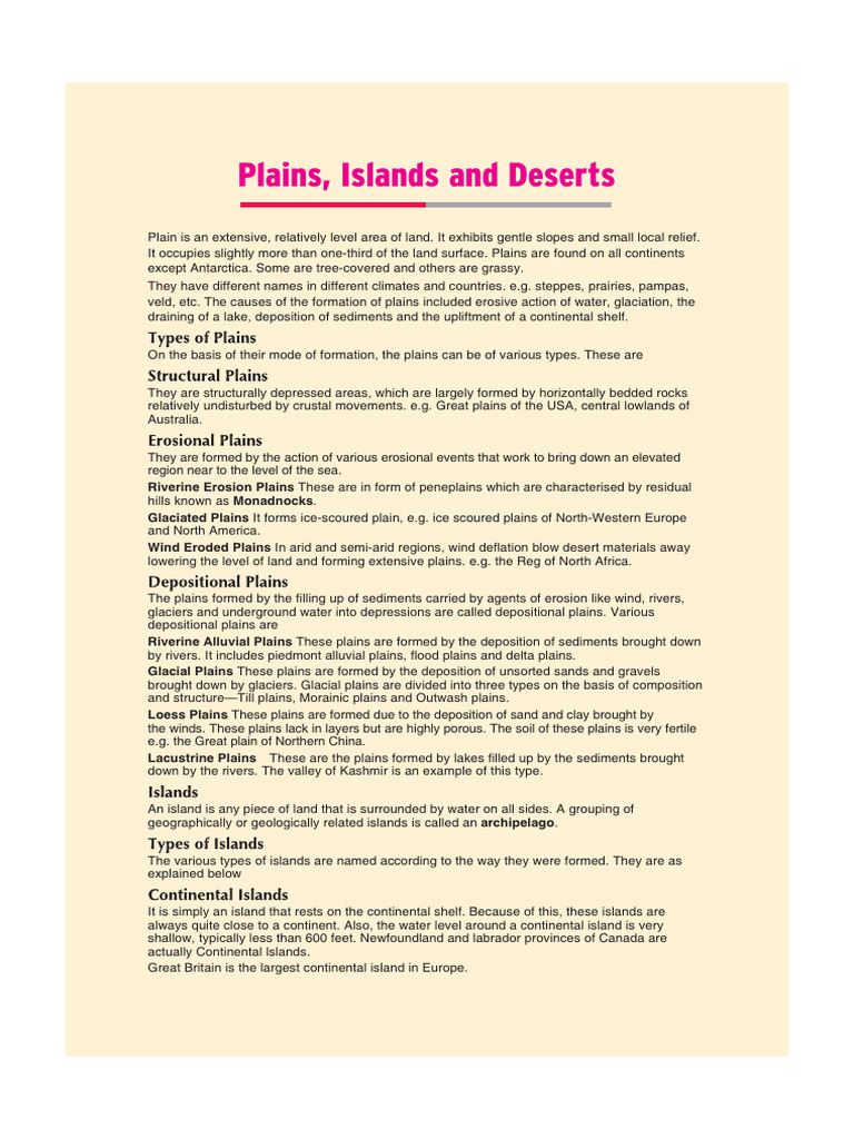 E World Geography CH 13 | PDF | Desert | Erosion