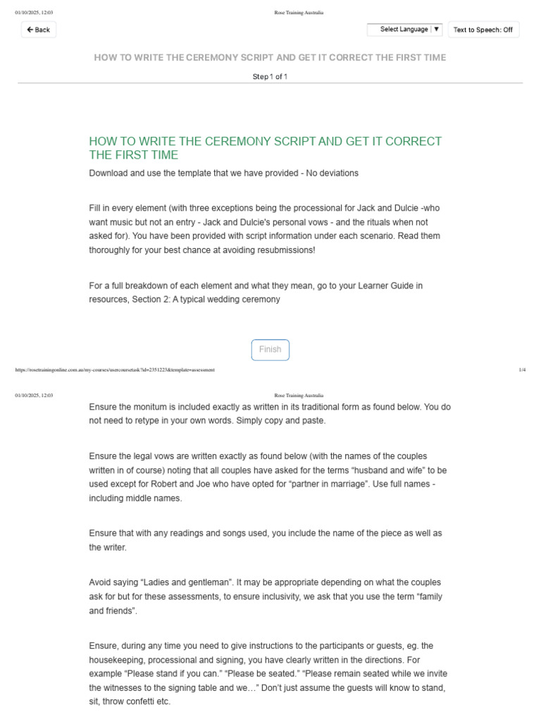 How To Write The Ceremony Script and Get It Correct The First Time ...