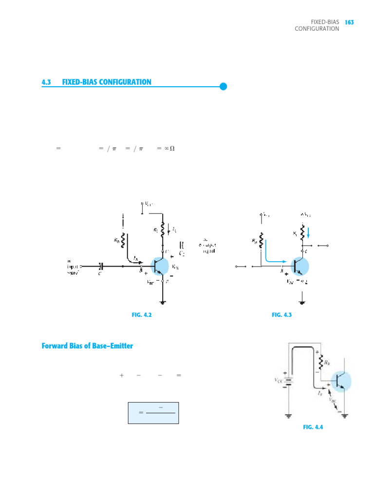 Fixed bias in BJT | PDF | Bipolar Junction Transistor | Amplifier