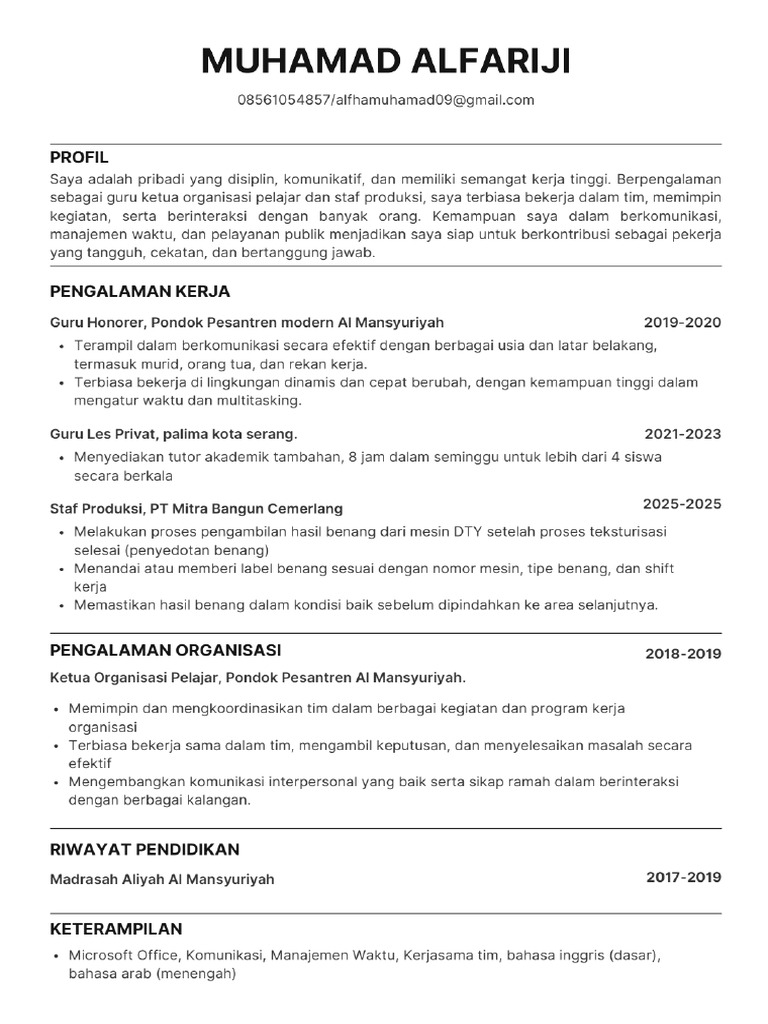 CV | PDF
