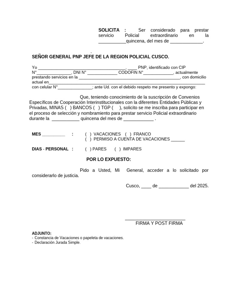 Solicitud y Declaracion 2025 | PDF | Gobierno | Documento de identidad