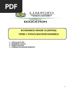 Grade 12 Circular Flow Model Notes | PDF | Gross Domestic Product ...