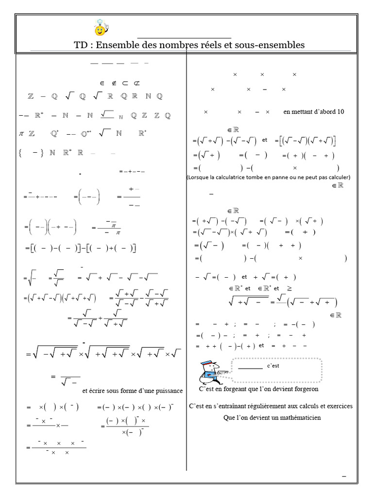 Tcs Ensemble Ex3 | PDF | Arithmétique | Mathématiques