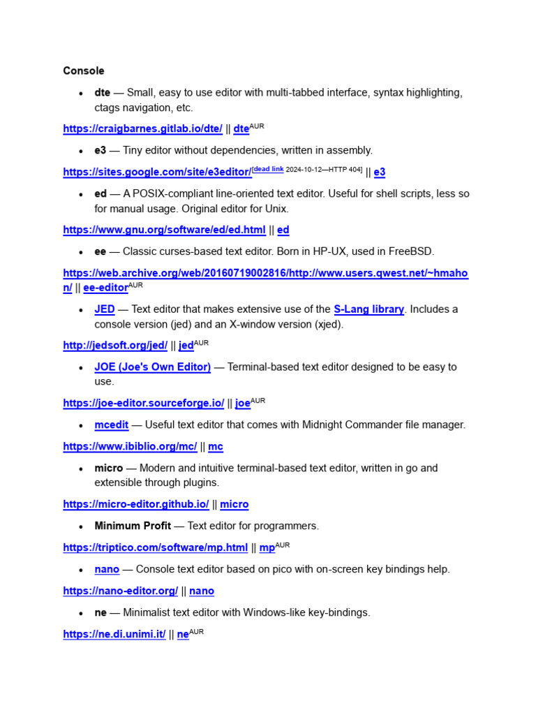 Arch Console Console | PDF | Software | Application Software