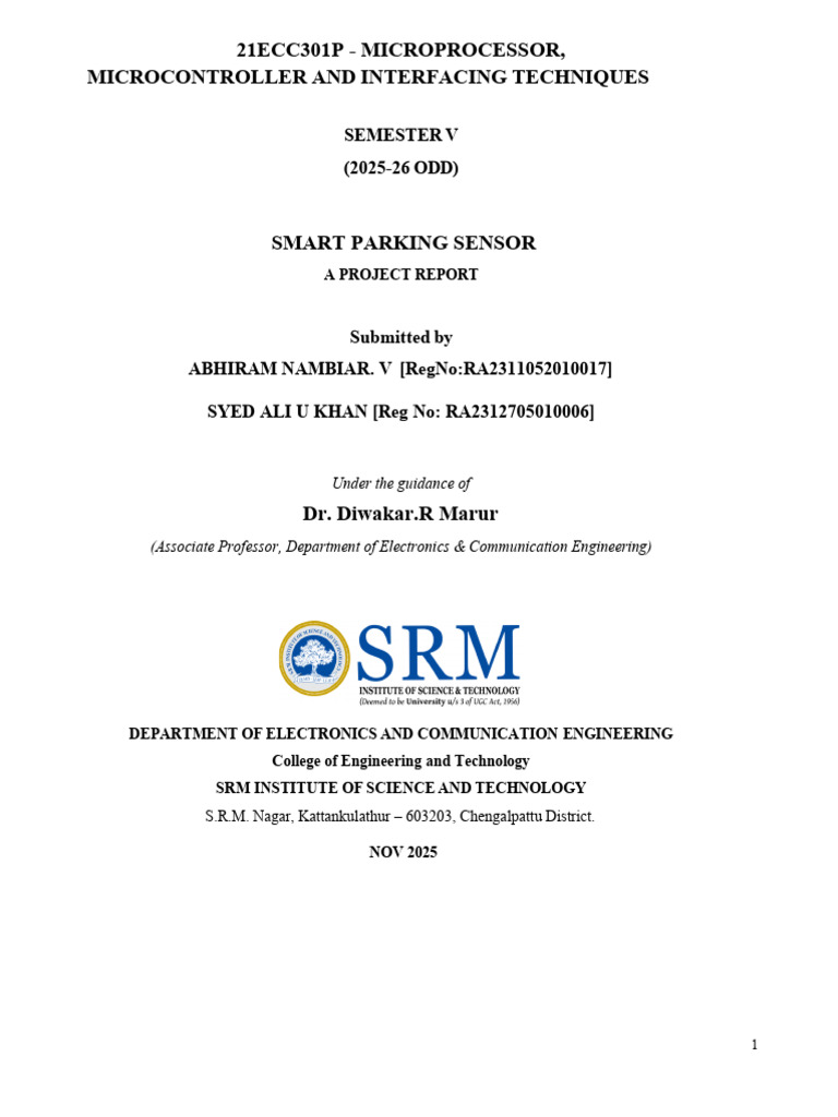 Micro Project Report SYED AND ABHIRAM Mmit | PDF | Arduino | Internet ...