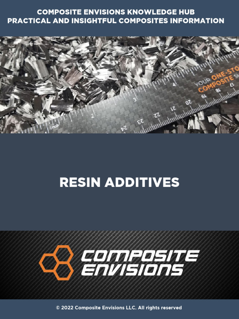 Resin Additives | PDF | Fiberglass | Composite Material