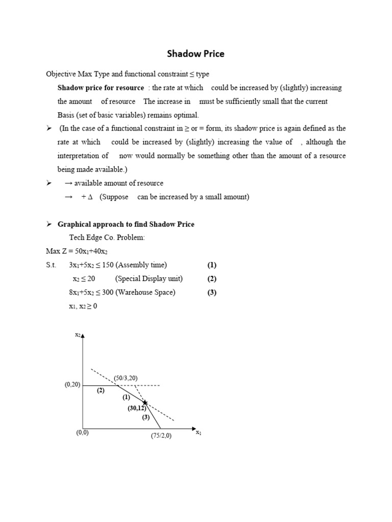 7 Shadow Price | PDF | Computer Programming | Applied Mathematics