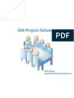 4x4 Project Delivery Outline