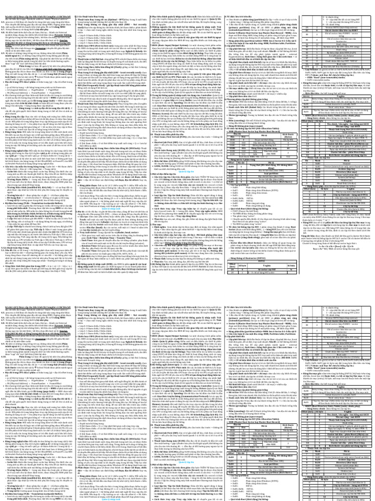 Os Final Sheet | PDF
