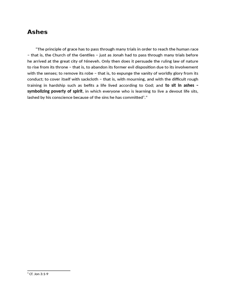 Ashes | PDF