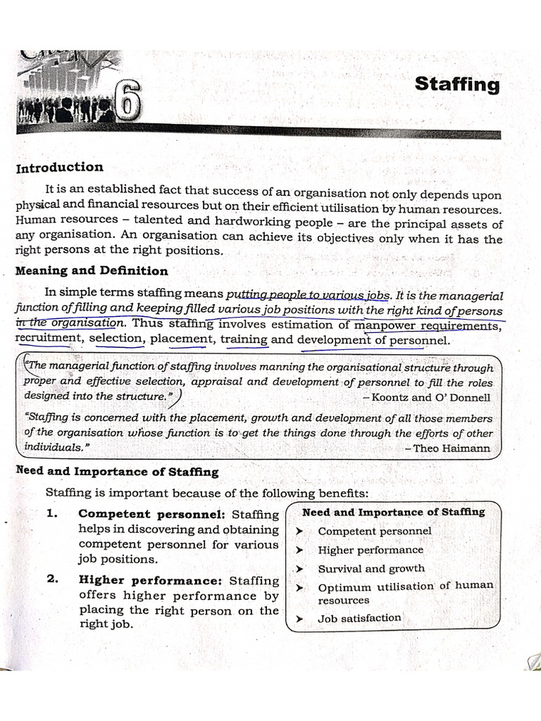 Staffing | PDF
