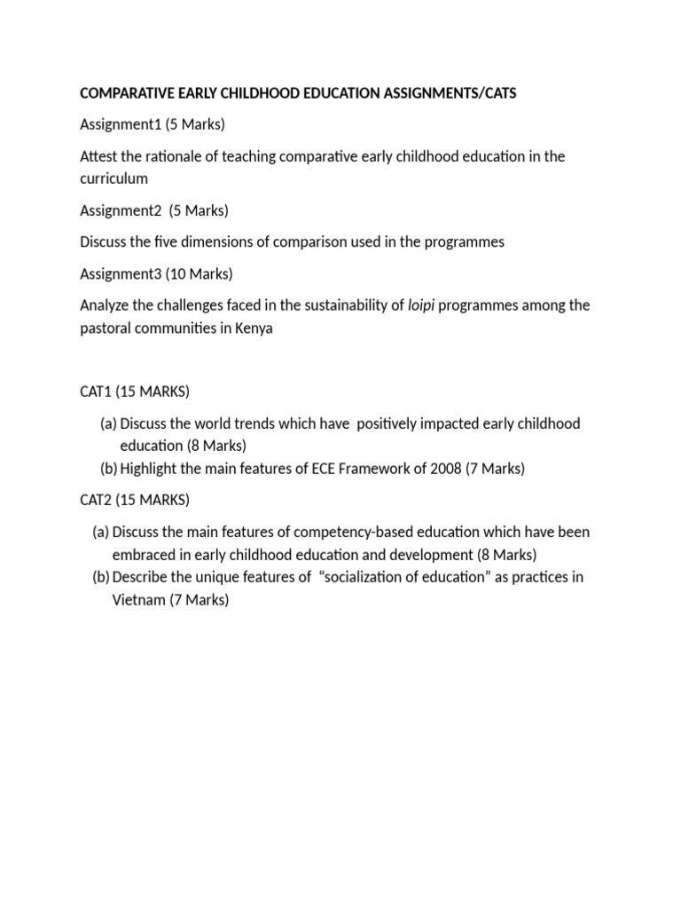 Comparative Ece Assignments | PDF