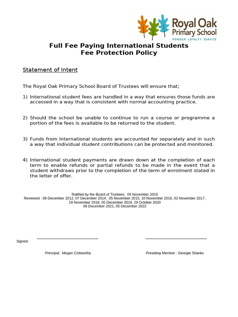 Fee Protection | PDF