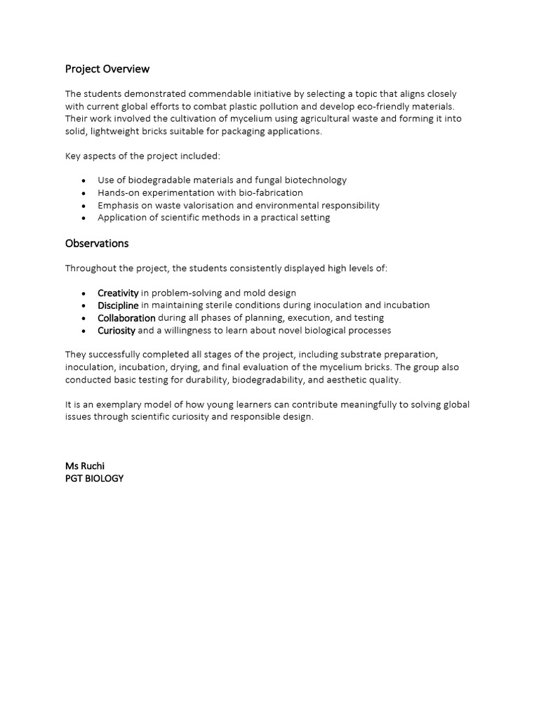 Project Recommendation | PDF