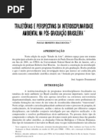 Interdisciplinaridade e Meio Ambiente