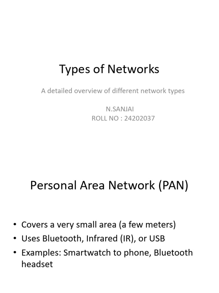 Types of Networks | PDF