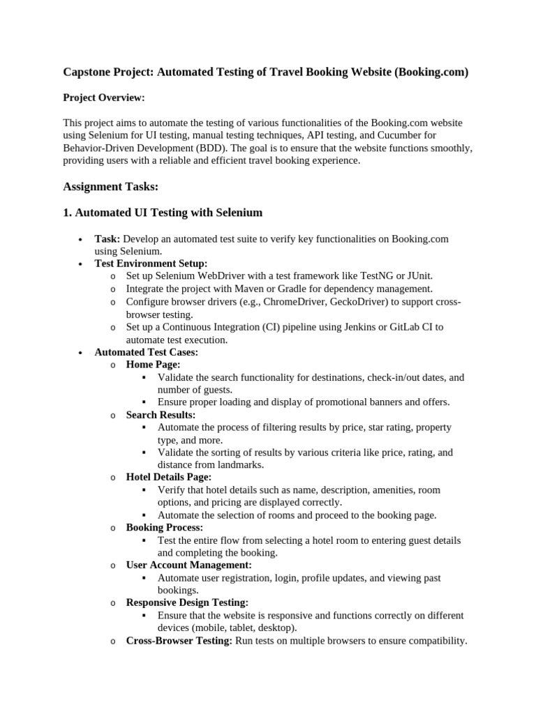 Capstone Project 3 | PDF | Selenium (Software) | Systems Engineering