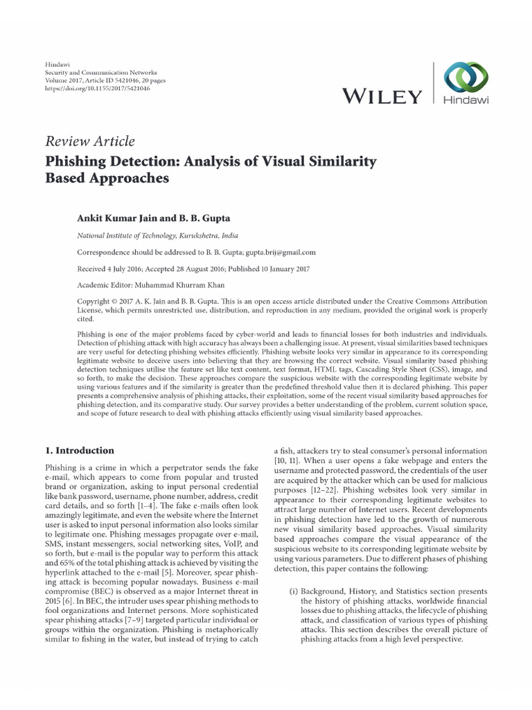 Phishing Detection - Analysis of Visual Similarity Based Approaches ...
