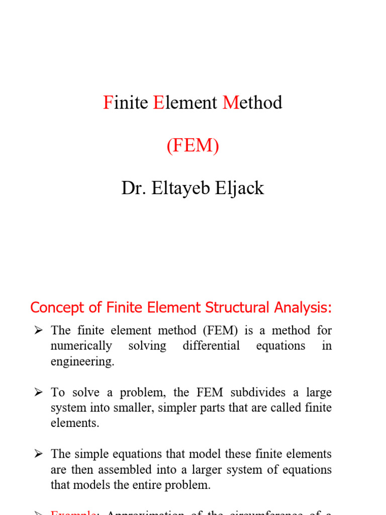 FEM Lecture 2 | PDF | Finite Element Method | Structural Analysis