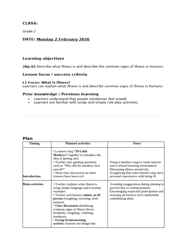 Science Lesson Plans | PDF | Learning | Cognition