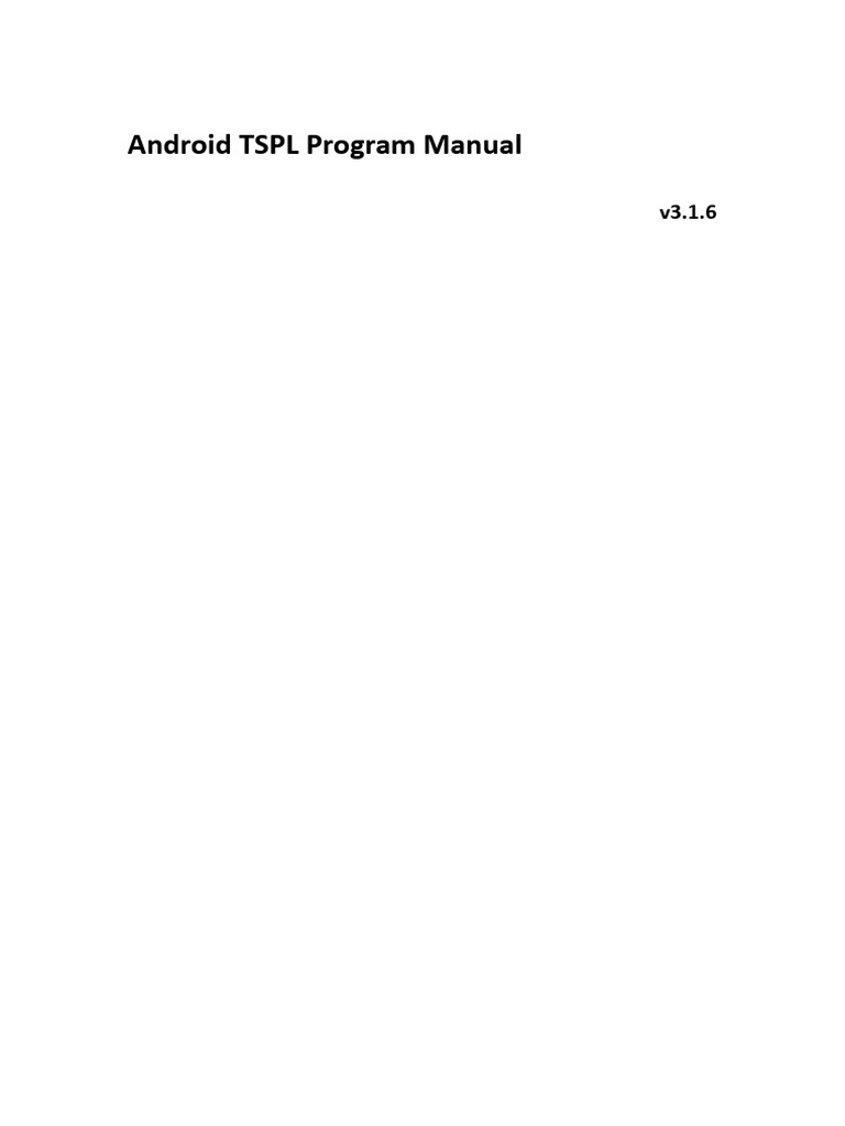 Android TSPL Program Manual | PDF | Qr Code | Parameter (Computer ...