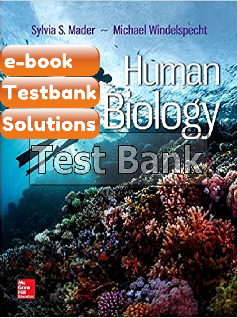 Human Biology 15th Edition Mader Ebook & Testbank | PDF | Subscription ...