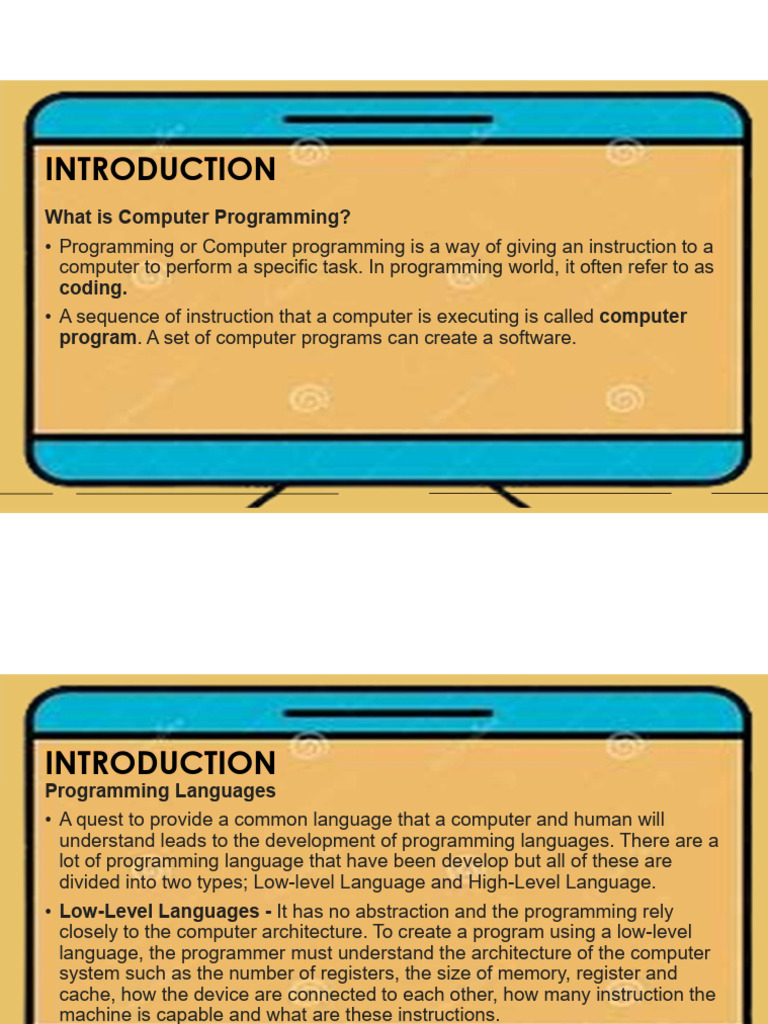 Intro to Comprog | PDF | Reserved Word | Computer Programming