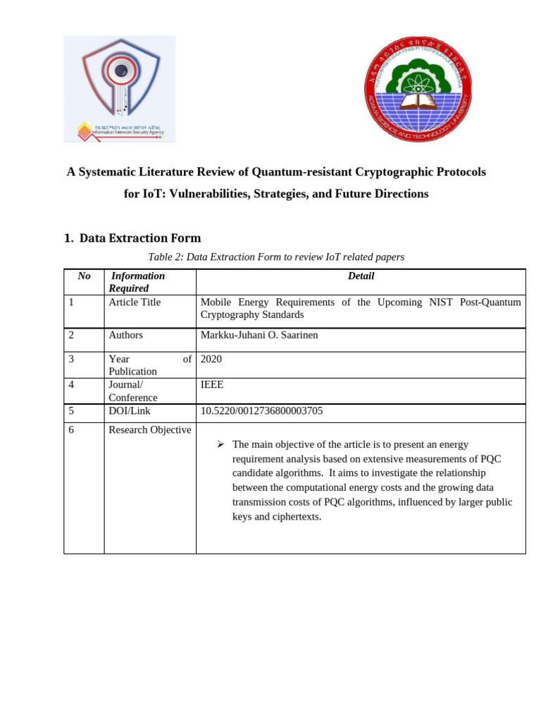 Mobile Energy Requirements of The Upcoming NIST Post Quantum ...