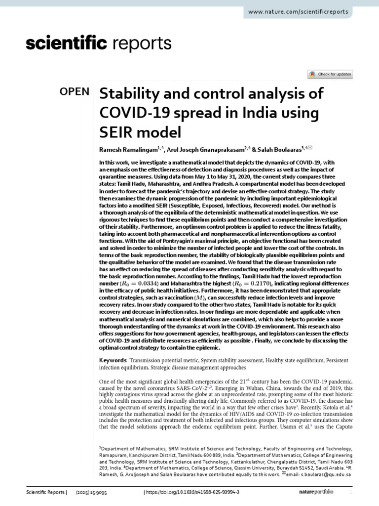 Stability and Control Analysis | PDF | Clinical Medicine | Medical ...