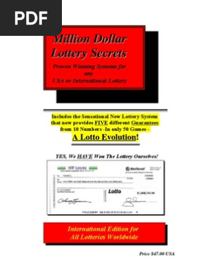secrets of winning lotto & lottery pdf