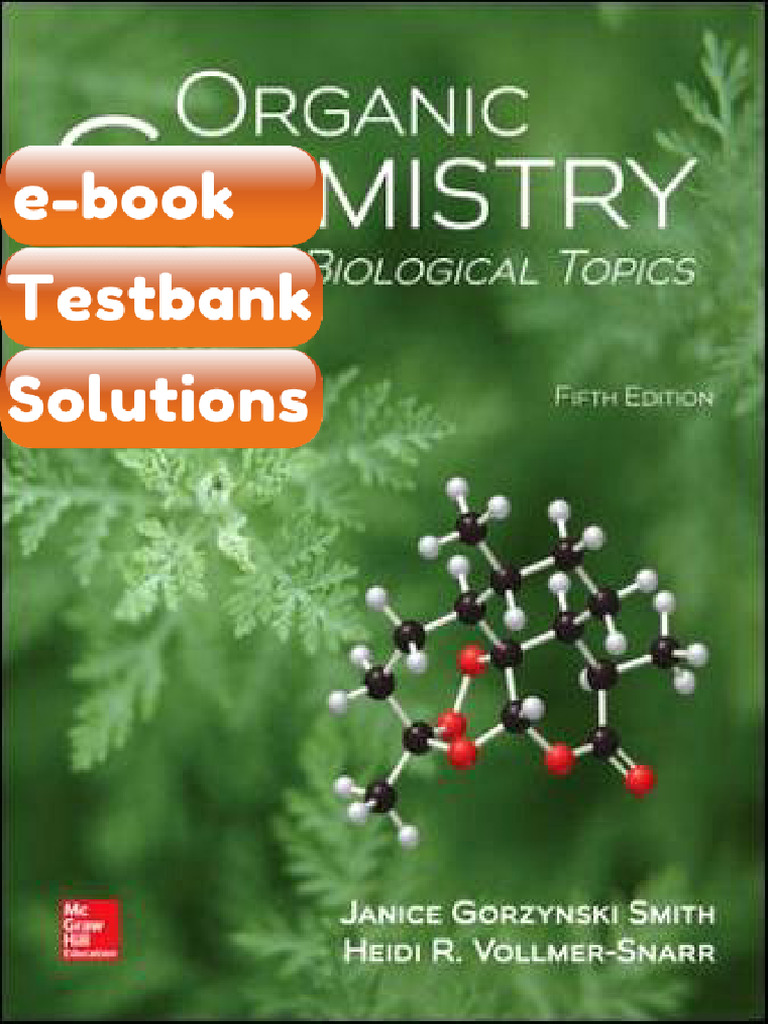 Organic Chemistry With Biological Topics 5th Edition Smith Ebook ...