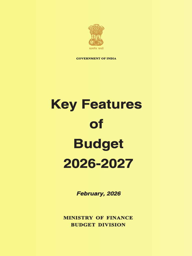 Budget 2026-27 | PDF | Government Budget Balance | Taxes