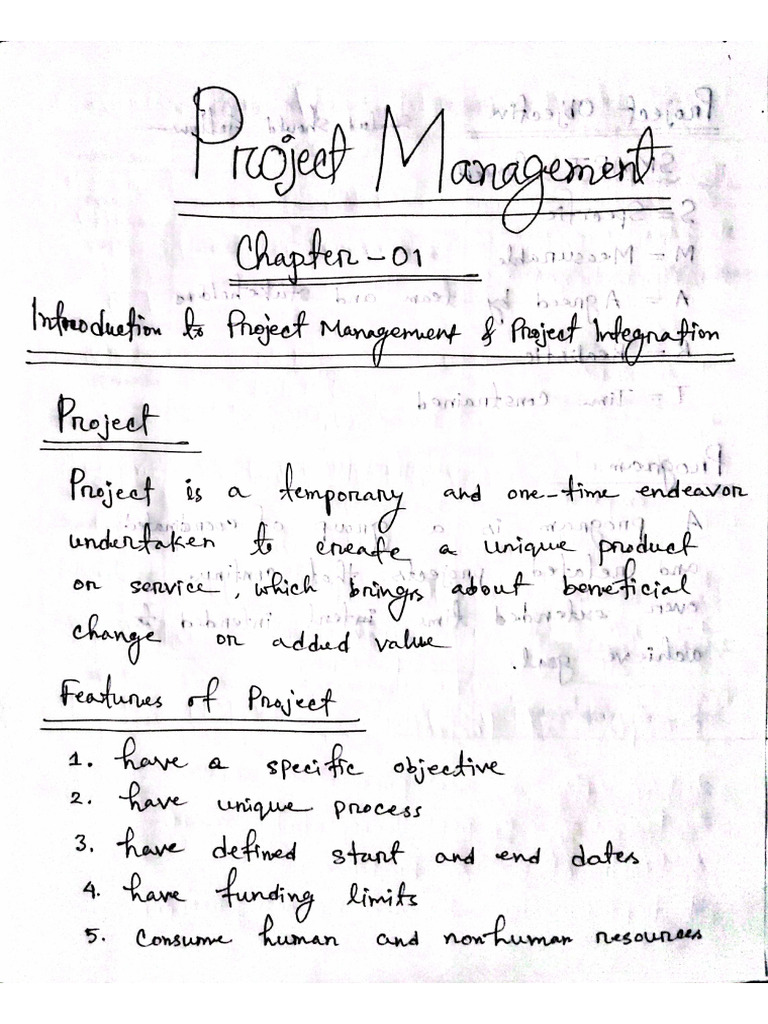 PM Notes | PDF