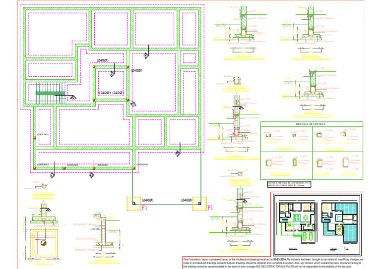 Inverted Tee (Details of Foundation) - Model-1 | PDF