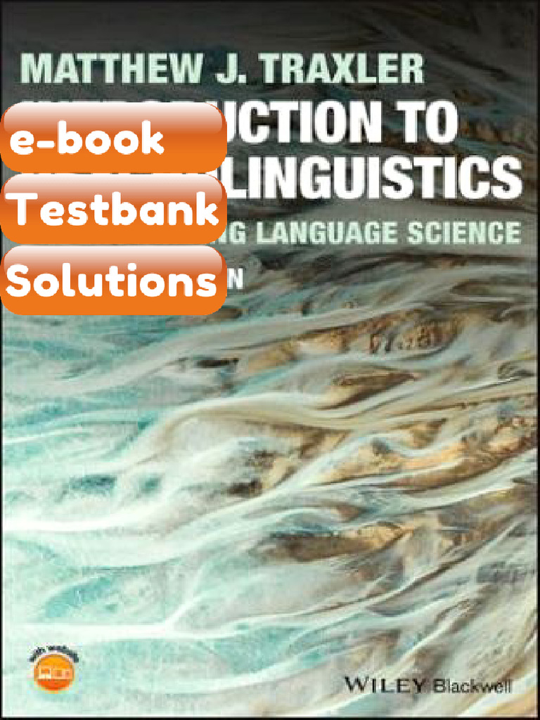INTRODUCTION TO PSYCHOLINGUISTICS 第二版 Introduction to Psycholinguistics: Understanding Language Science