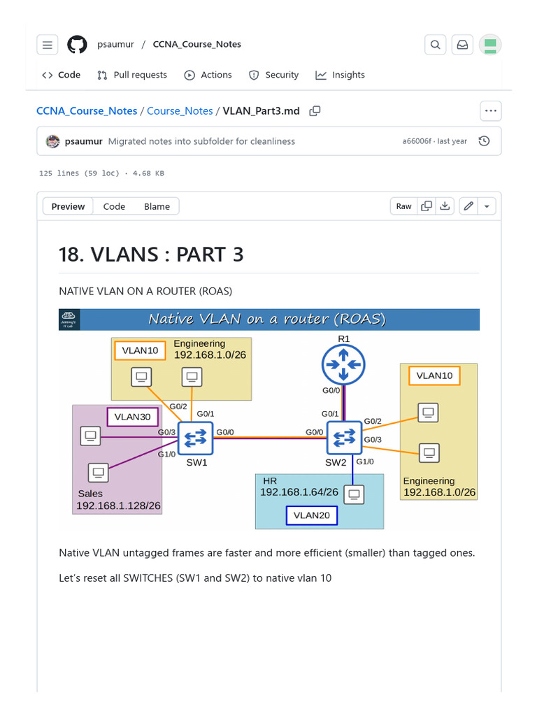 Day 18 CCNA Course Notes Course Notes VLAN Part3.Md at Main · Psaumur ...
