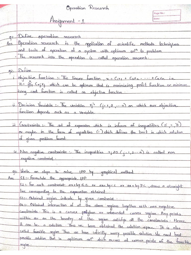 Maths Assignment 1 | PDF