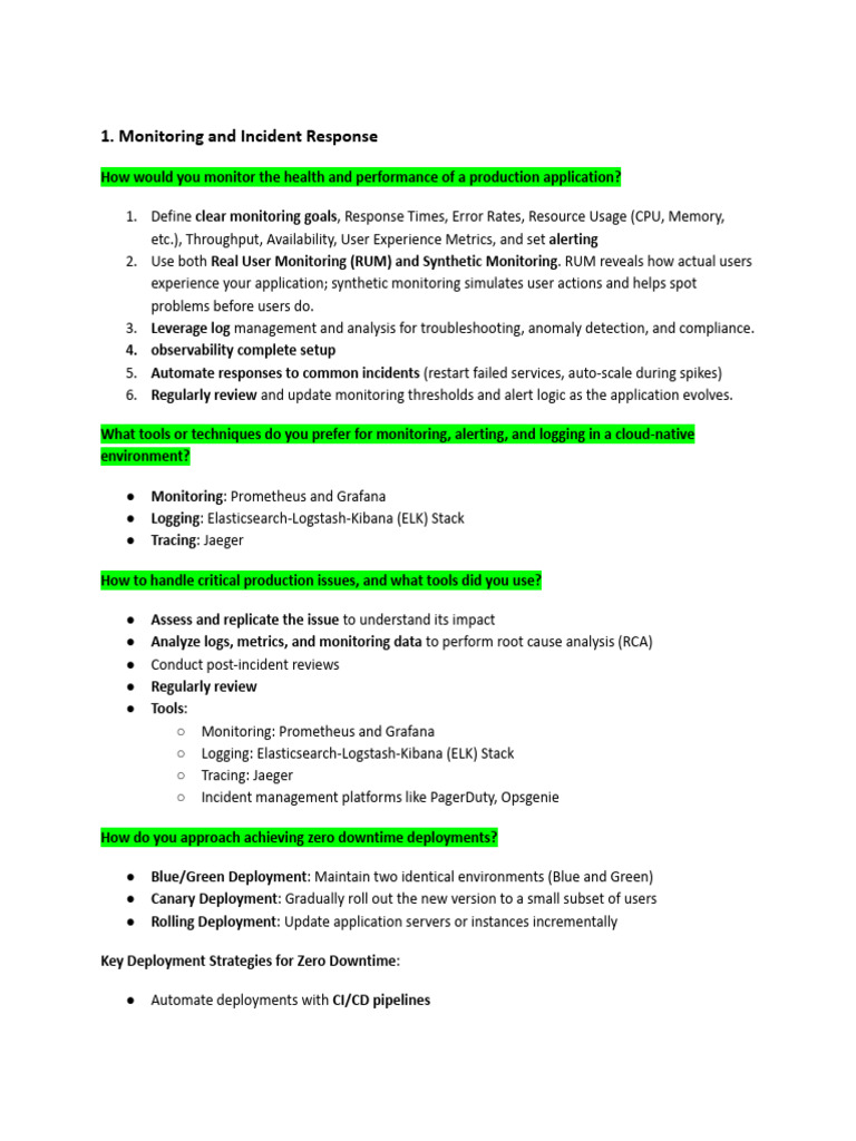 Ankit DevOps Scenario Based Questions | PDF | Scalability | Amazon Web ...